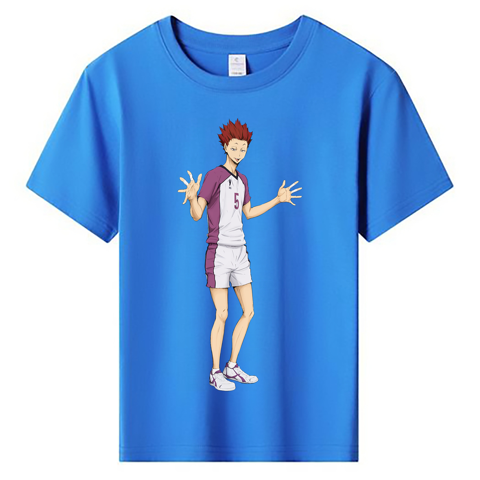 （画像用） ハイキュー!! Haikyu!! 綿100％キッズTシャツ（フロントプリント）